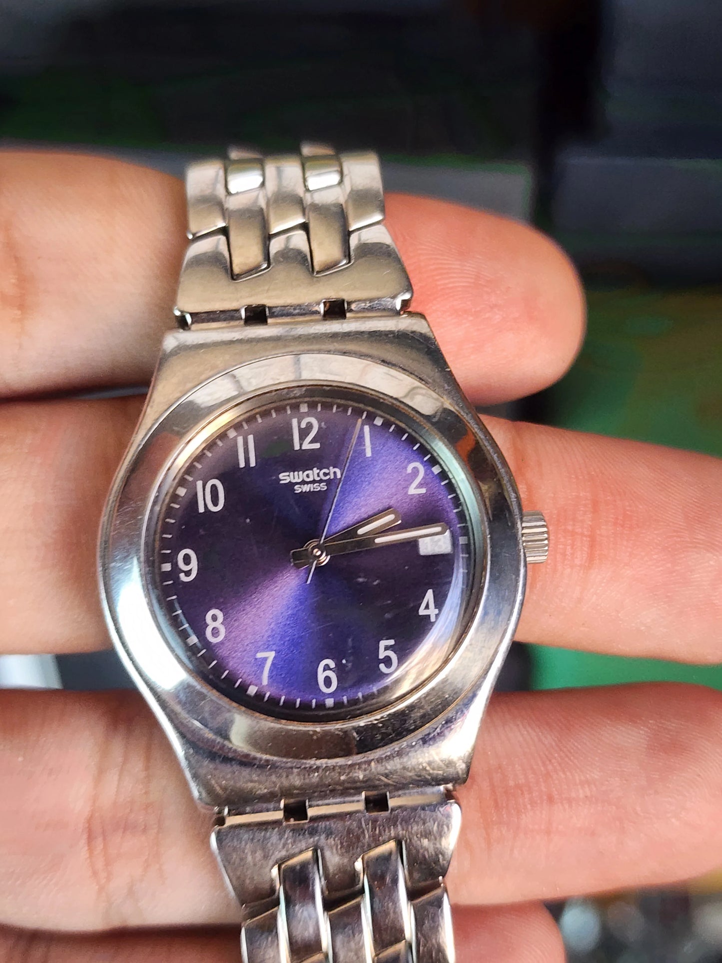 Swatch irony women dark blue
