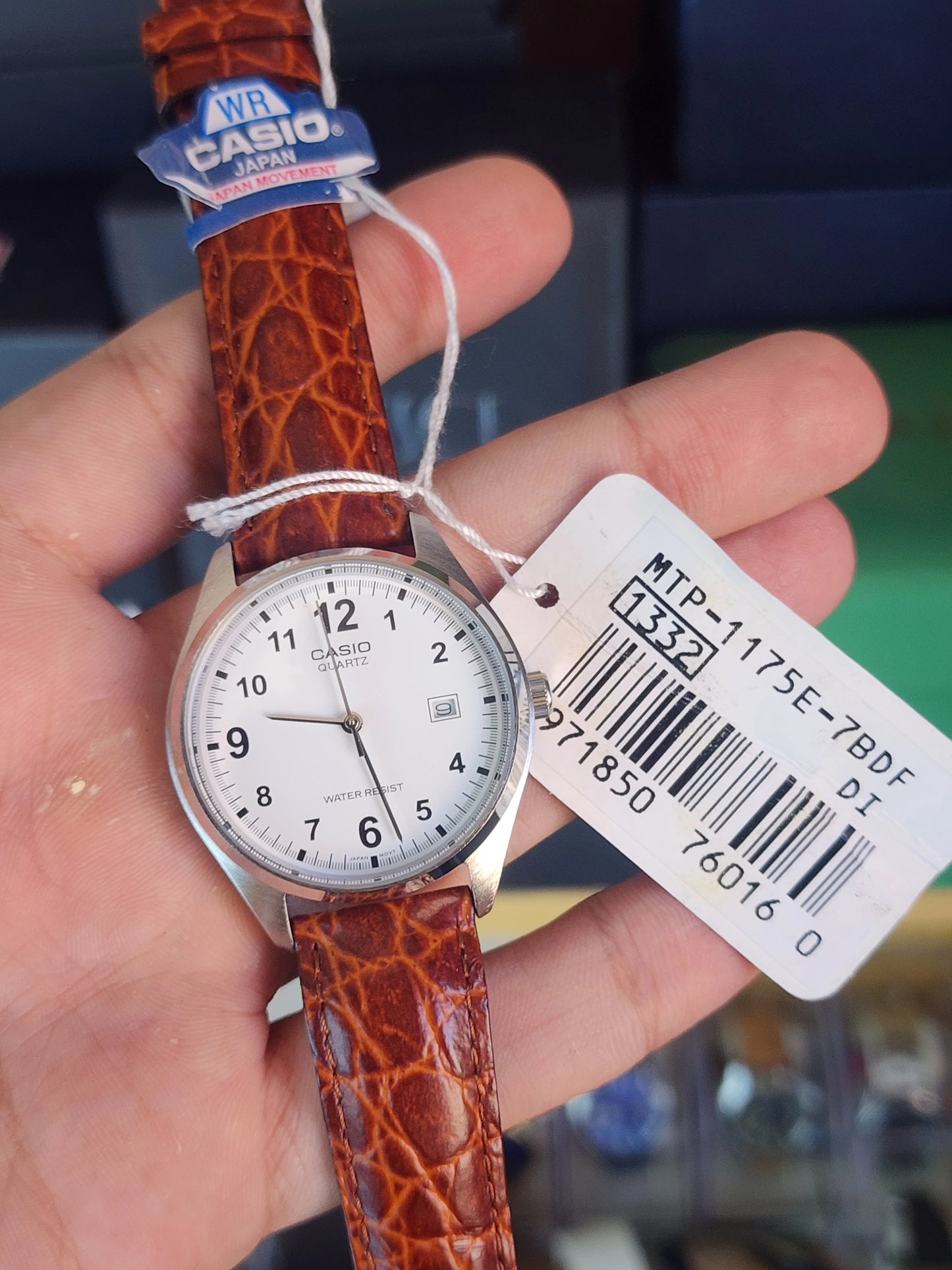 Casio MTP 1175E croco vintage