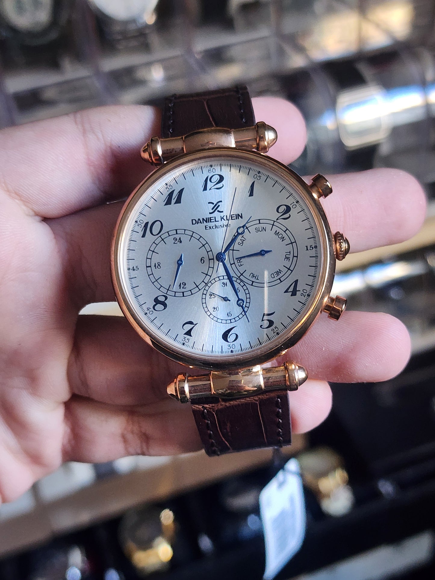 DANIEL KLEIN genuine leather