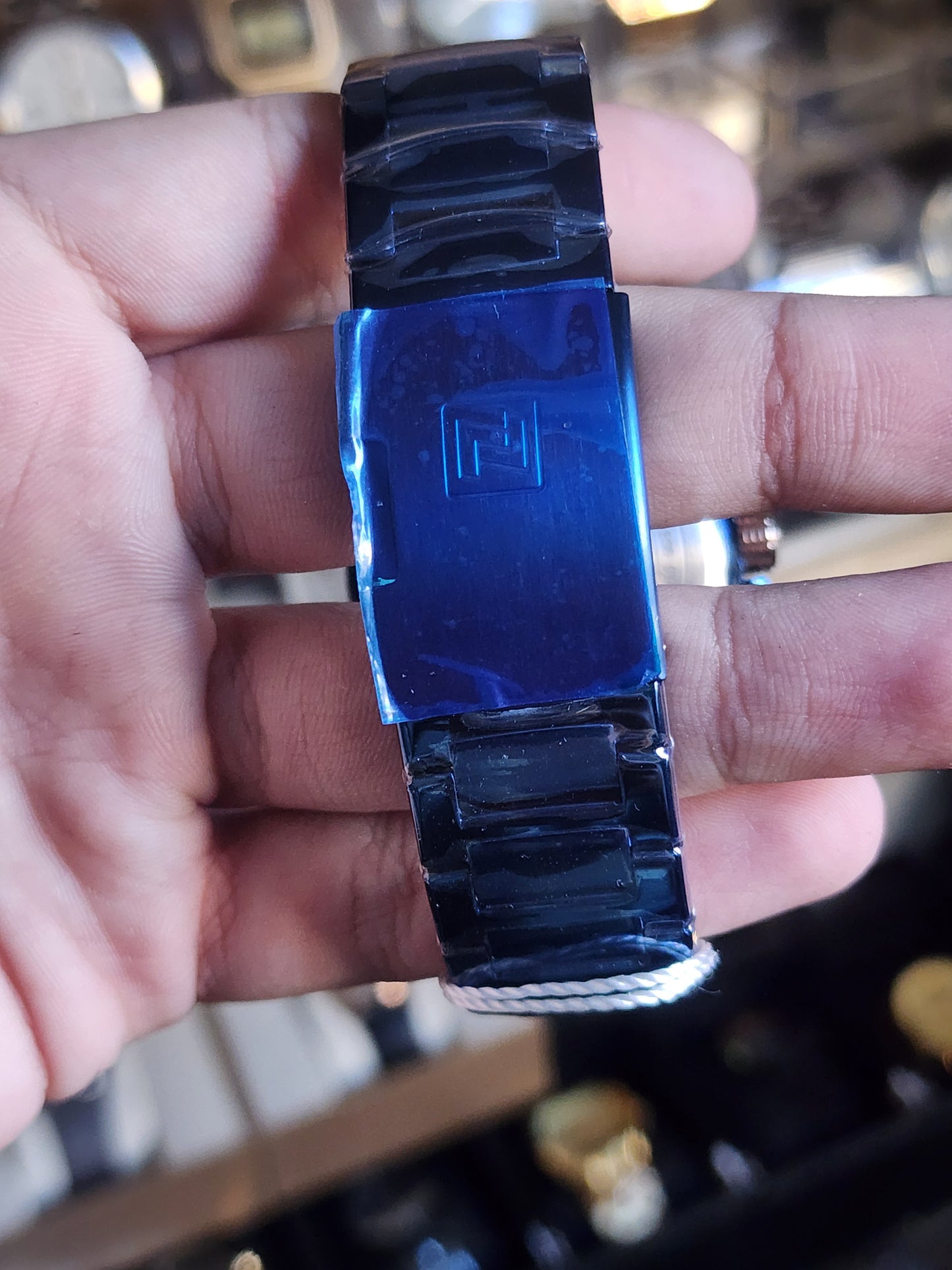 Naviforce double dial full blue