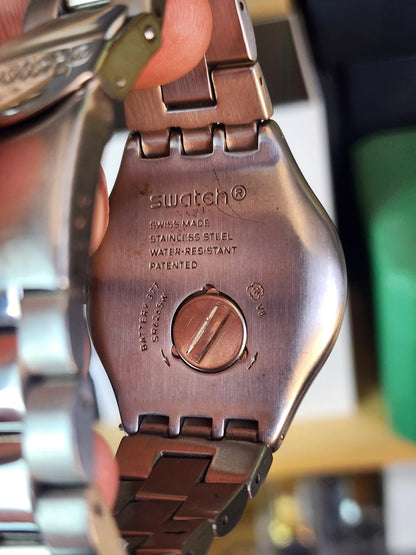 Swatch large vintage white numbers