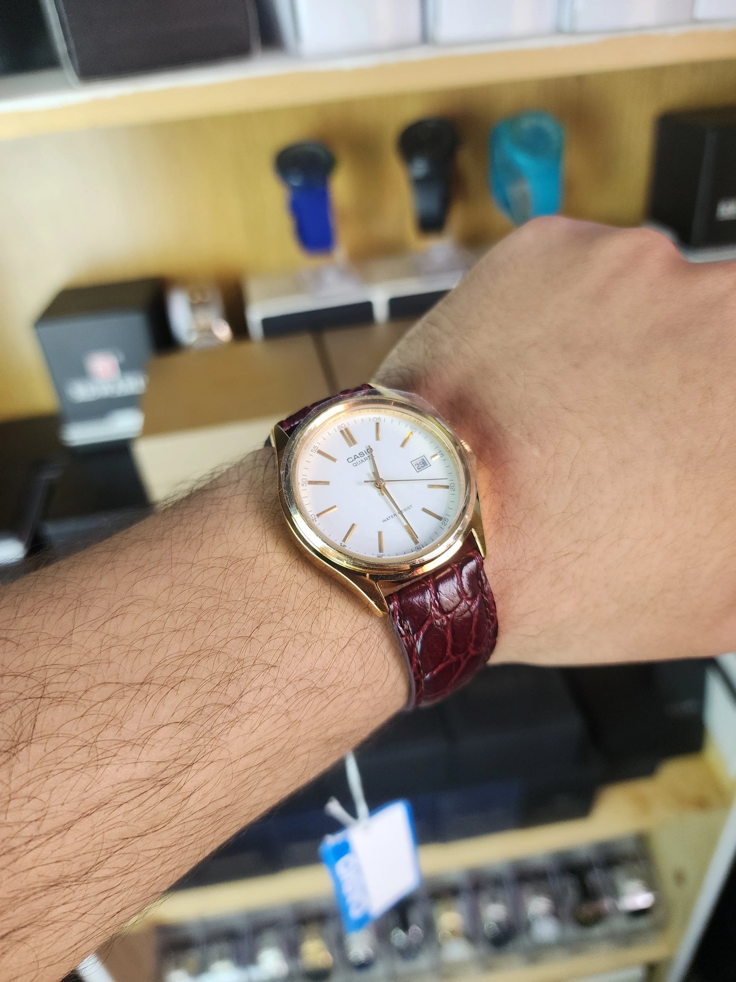 Casio MTP 1183Q vintage croco