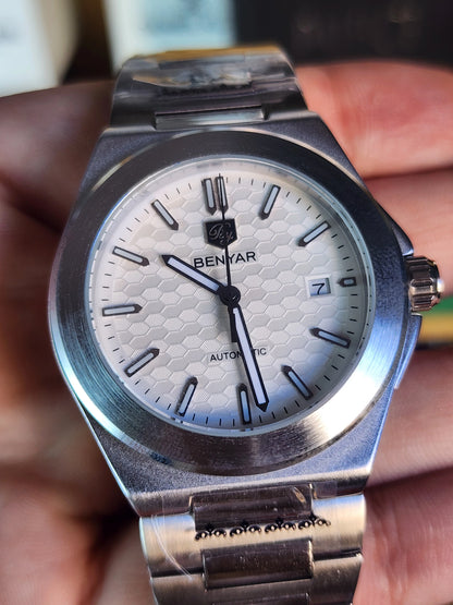 Benyar automatic white sea