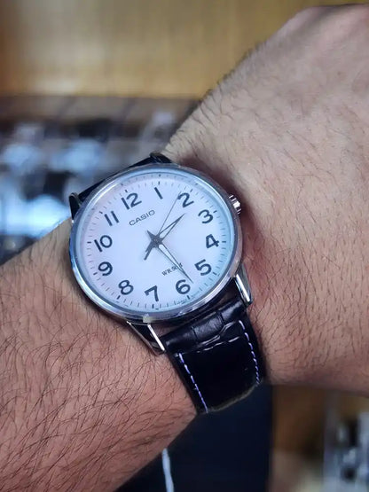 Casio mtp 1303 l black vintage dial