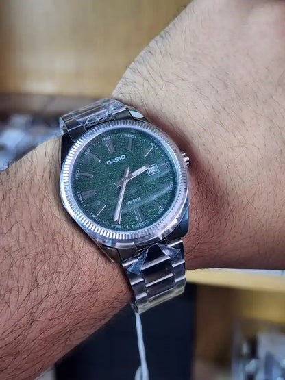 Casio mtp 1302 green rain