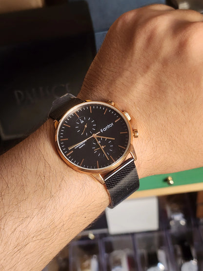 Fantor original full black gold case