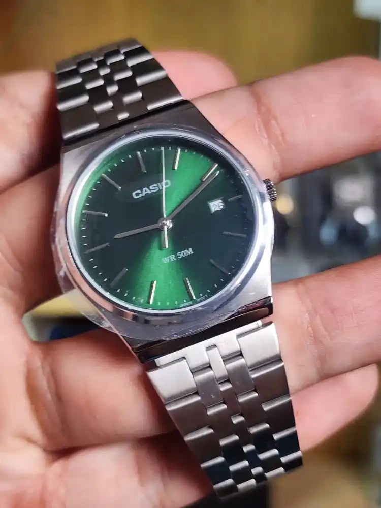 Casio MTP b145 green dial