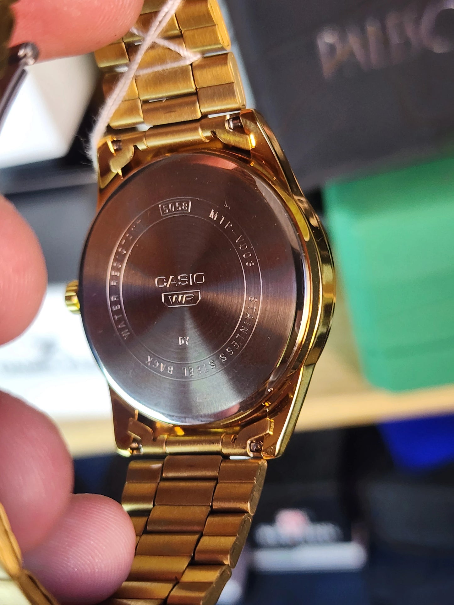 Casio mtp vd03 black dial chess