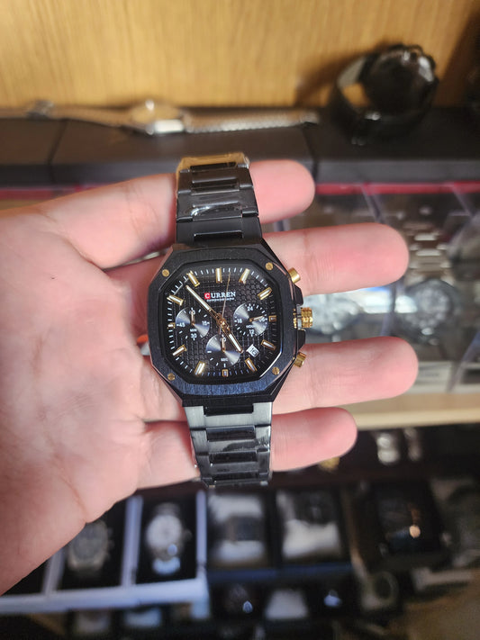 Curren carree full black