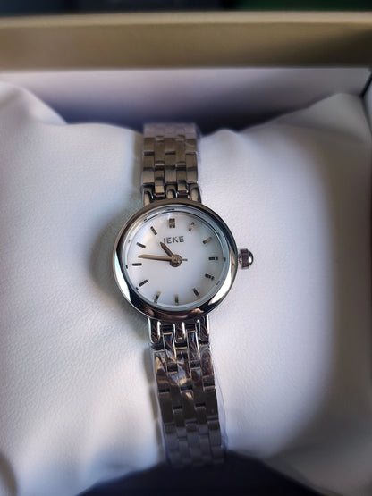 Ieke women classic round white dial