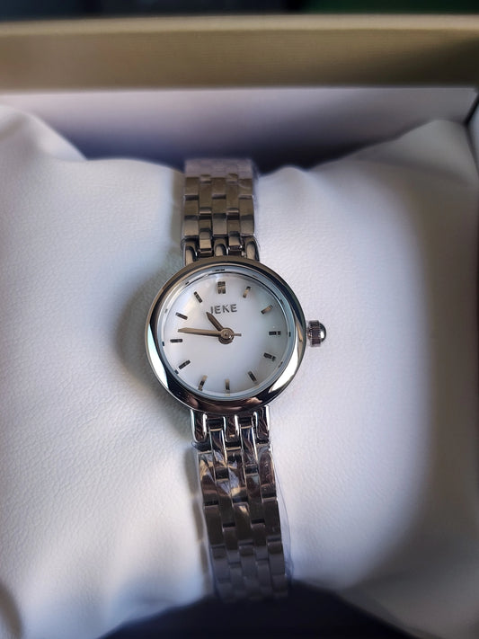 Ieke women classic round white dial