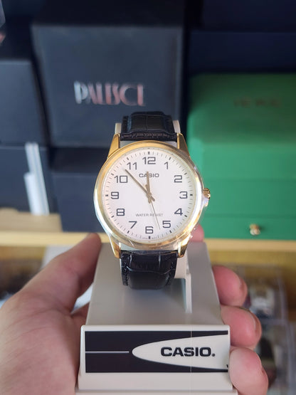 MTP V001 vintage leather gold