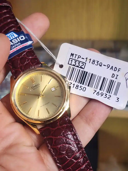 Casio mtp 1183Q vintage gold dial