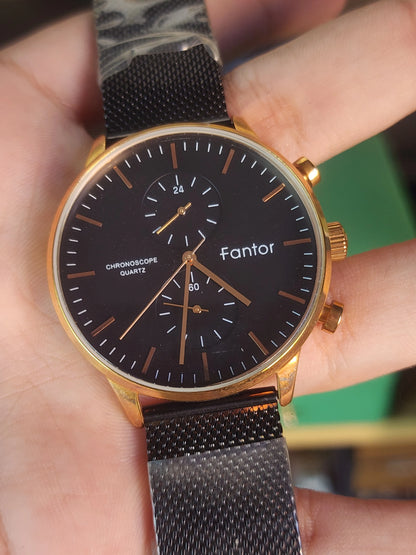 Fantor original full black gold case