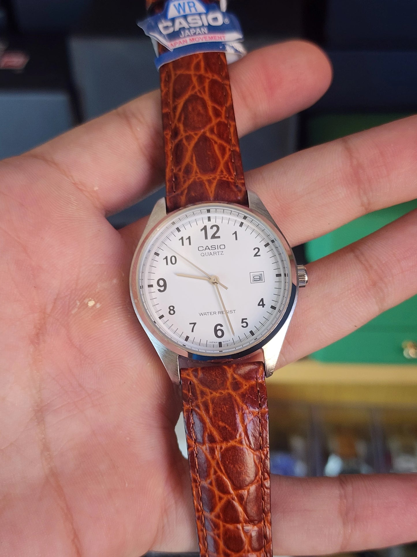 Casio MTP 1175E croco vintage