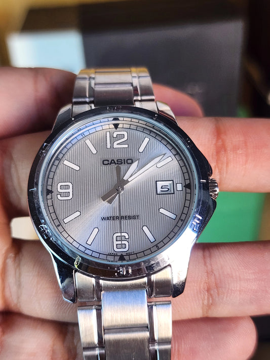 Casio mtp v004 grey dial