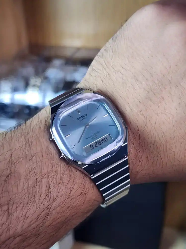 Casio AQ240 ice blue