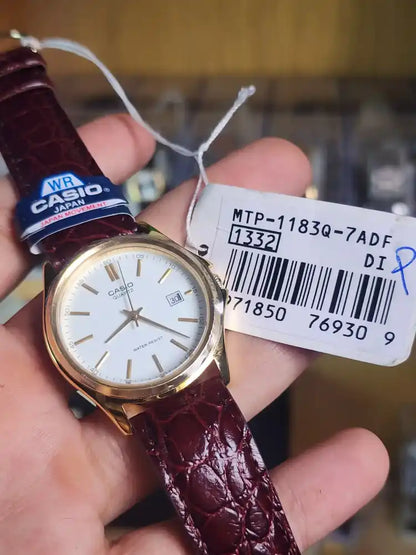 Casio mtp 1183Q vintage white dial
