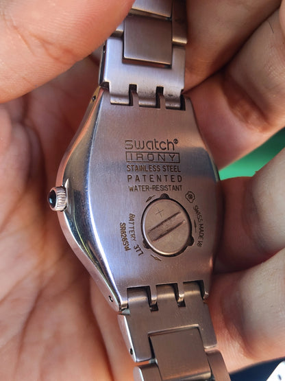 Swatch black dial daydate