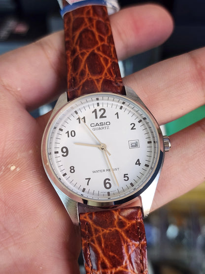 Casio MTP 1175E croco vintage