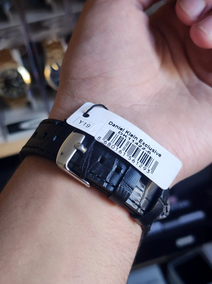 Daniel klein black leather