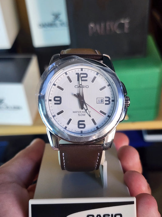 Casio mtp 1314 brown leather