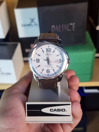 Casio mtp 1314 brown leather