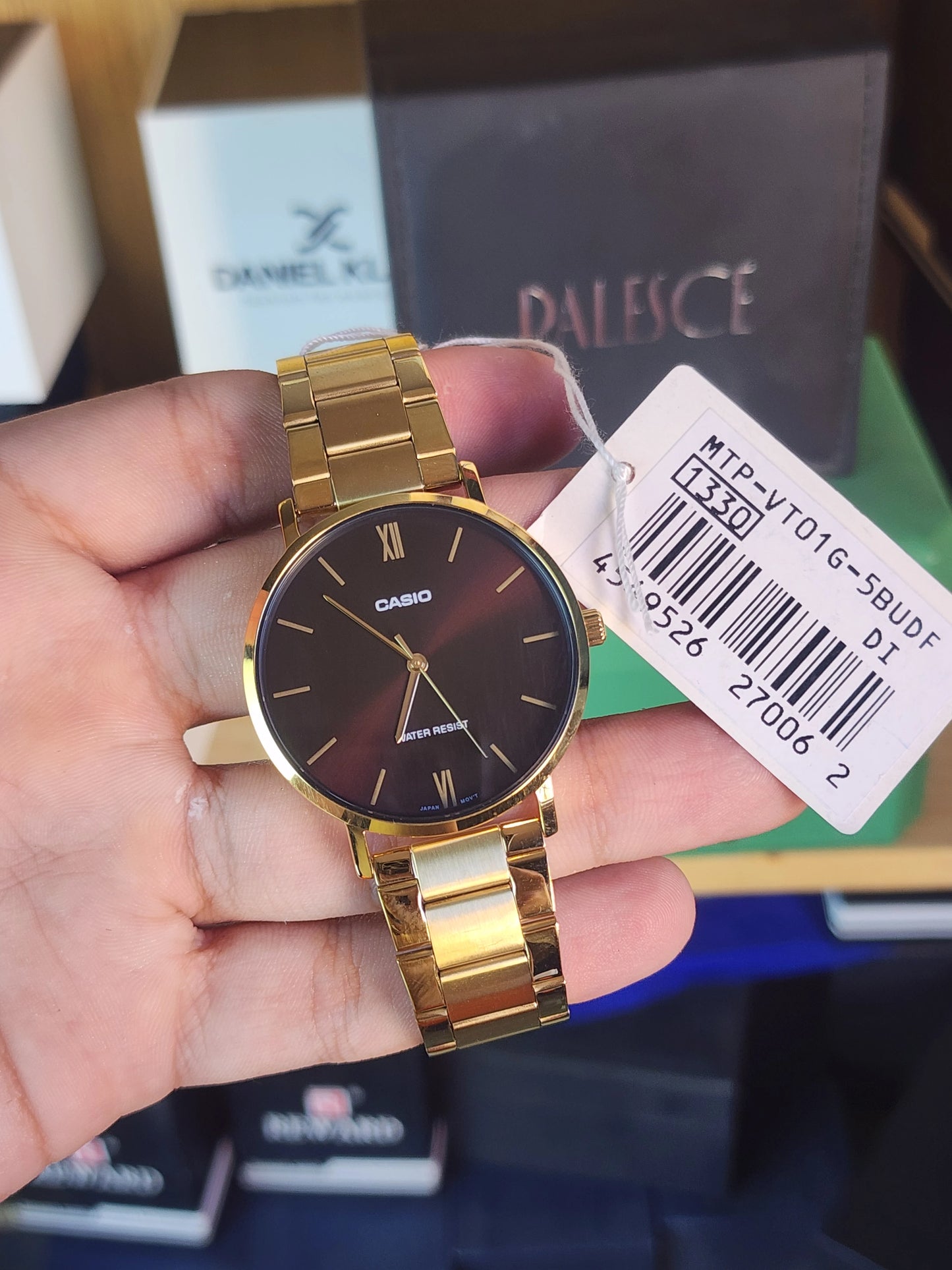Casio mtp v1016 chocolate dial