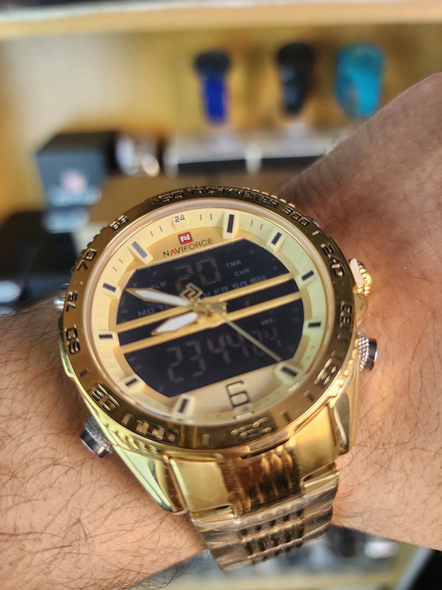 NAVIFORCE full gold double mode