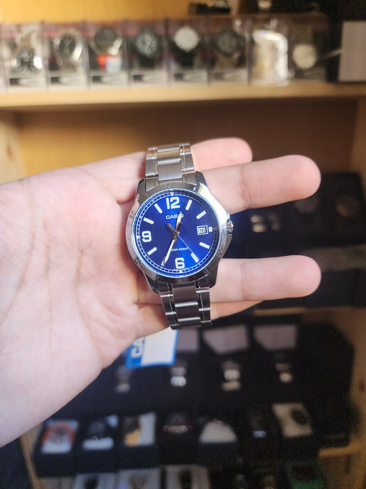 CASIO mtp v004 blue