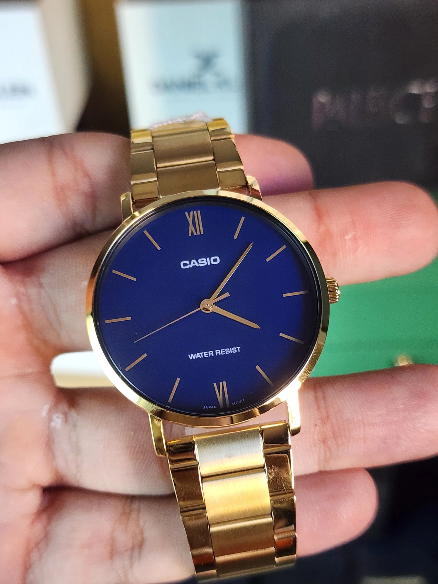 Casio mtp v1016 blue dial
