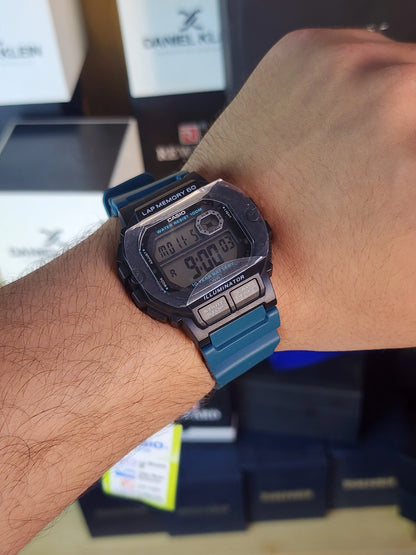 Casio WS 1400 neon strap