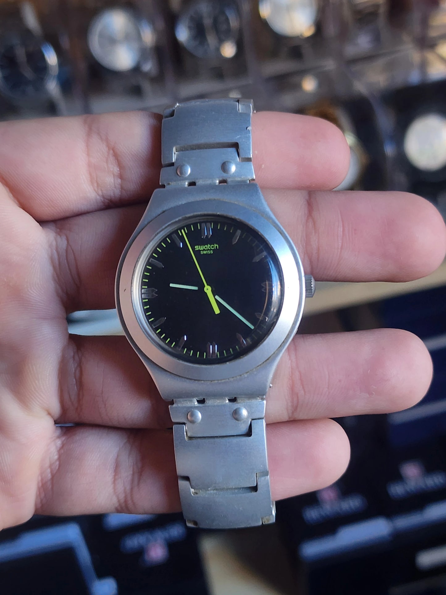 Swatch irony aluminum