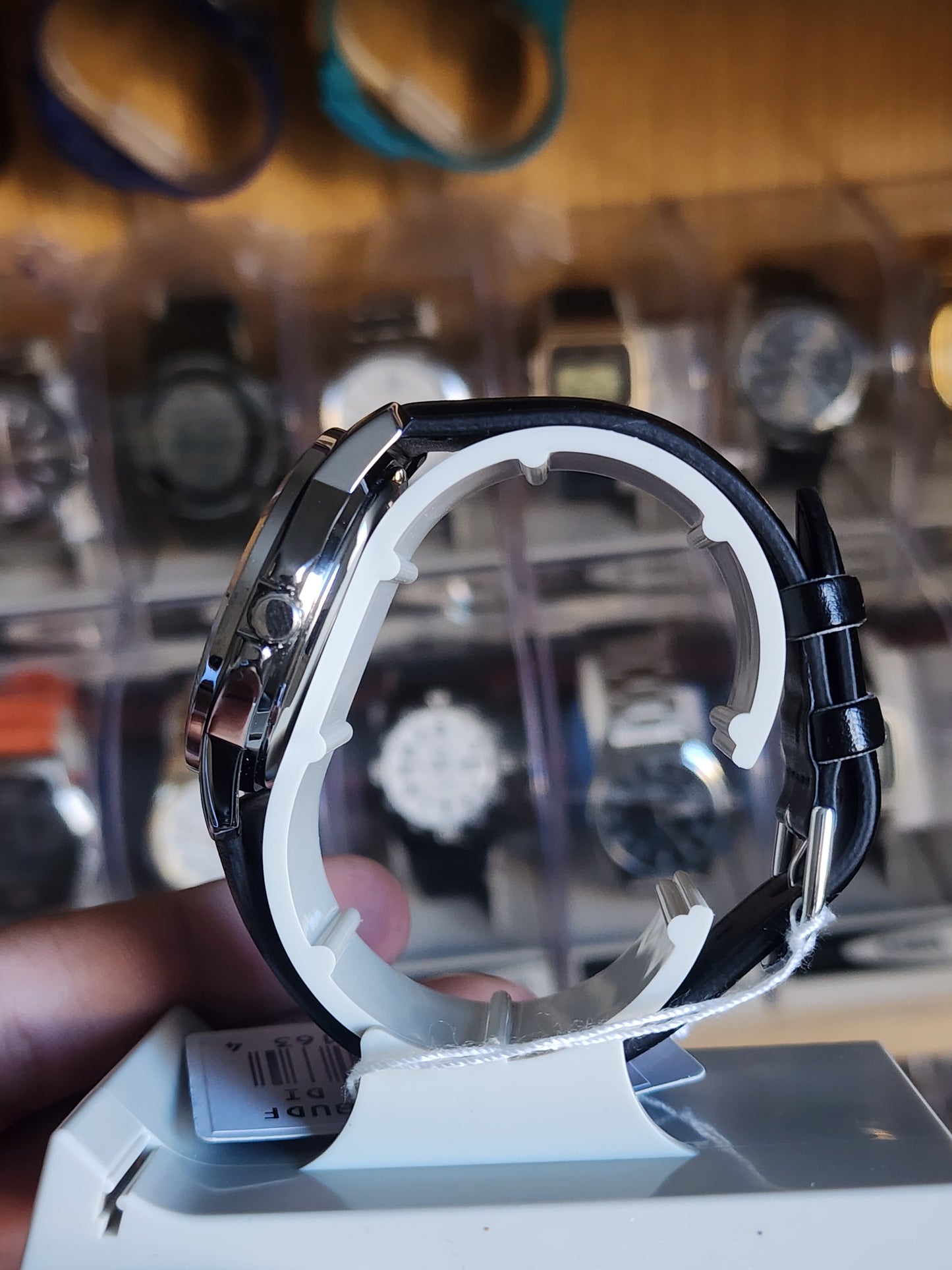 Casio original mtp v004 leather full black