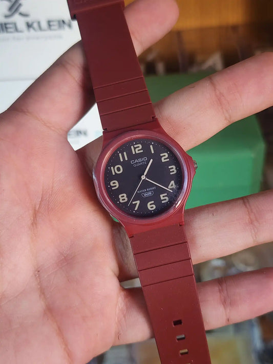 Casio MQ24 dark red