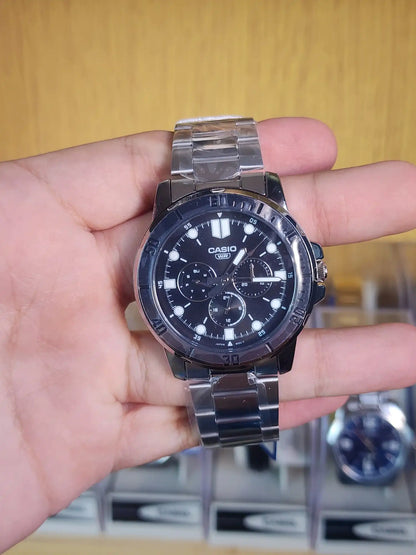 Casio MTP VD300 black dial