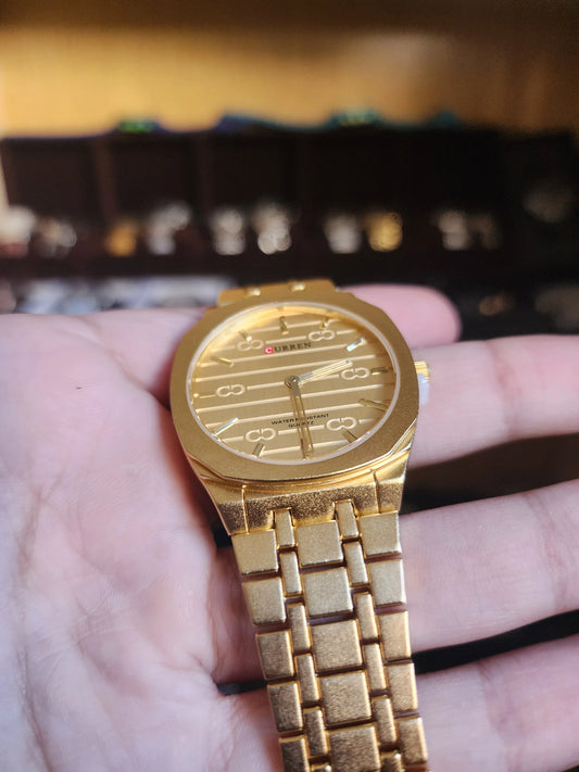 Curren vintage design full gold