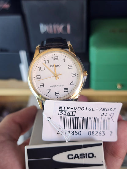 MTP V001 vintage leather gold
