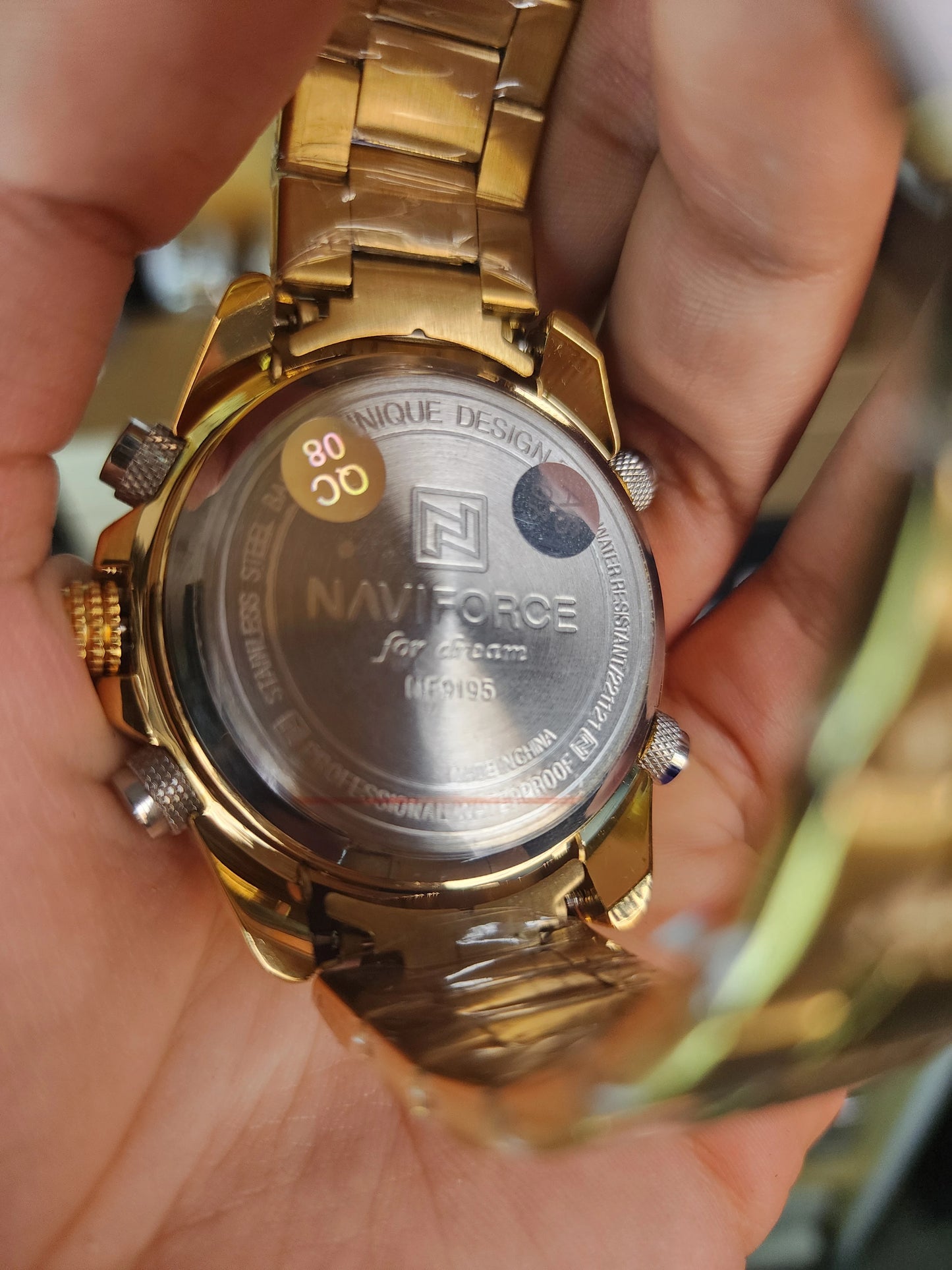 NAVIFORCE full gold double mode