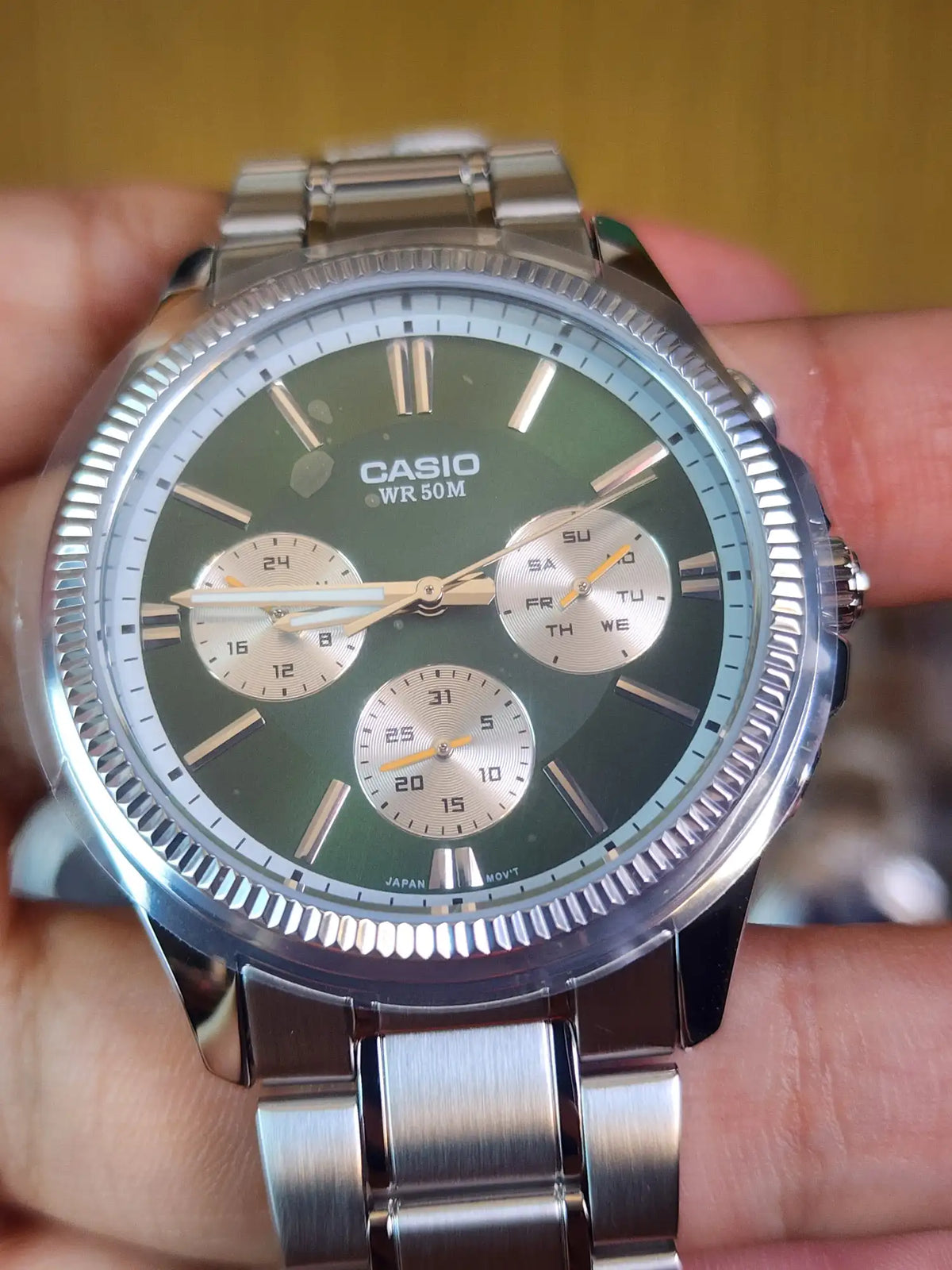 Casio MTP 1375D green