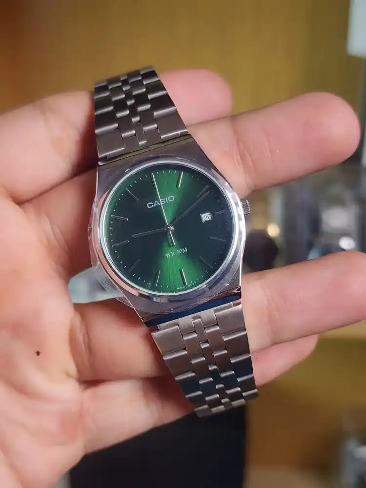 Casio MTP b145 green dial