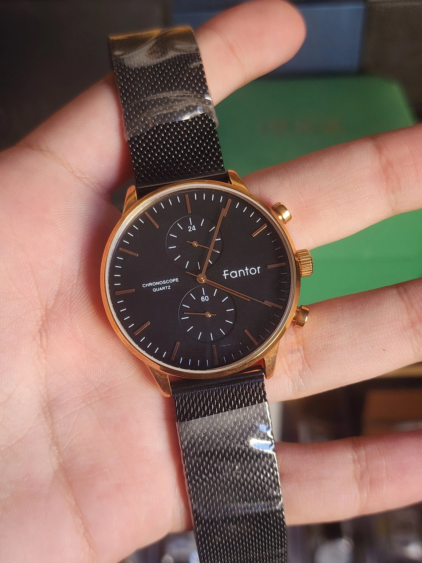 Fantor original full black gold case