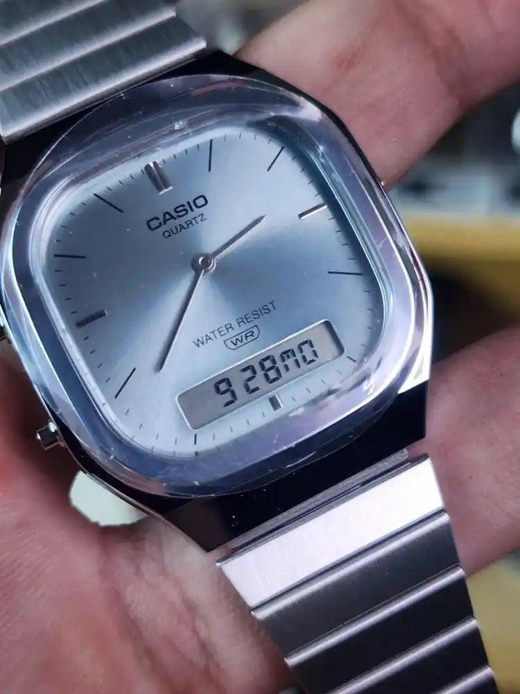 Casio AQ240 ice blue