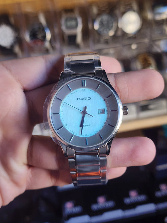 Casio MTP E605 turquoise rare