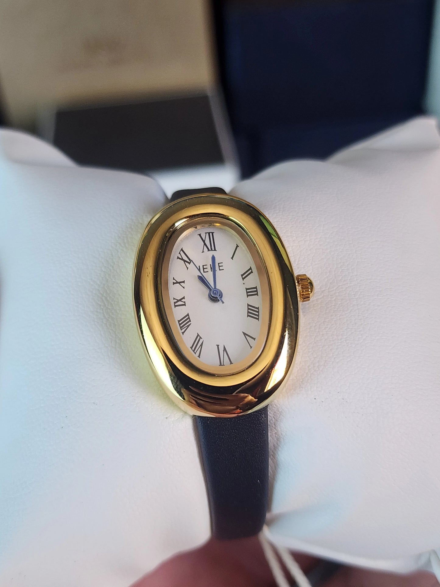 Ieke baignoire gold leather women