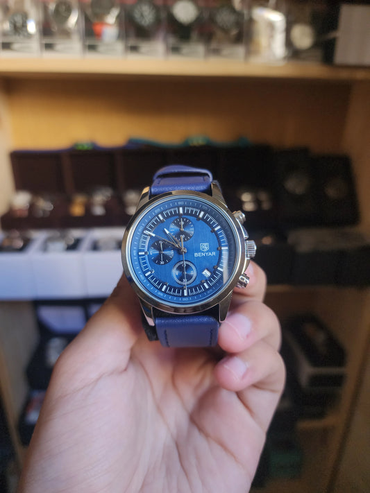Benyar blue leather bracelet