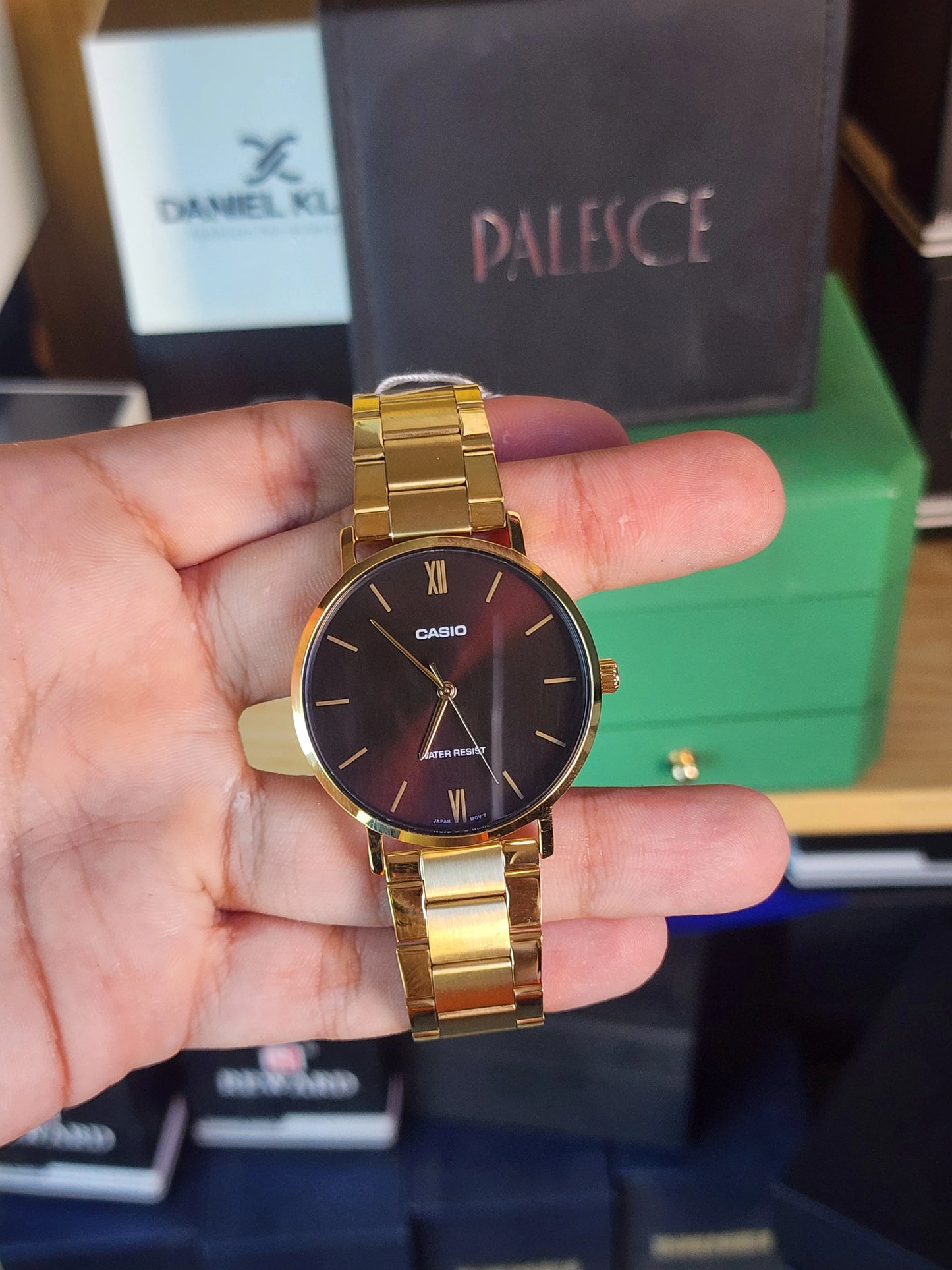 Casio mtp v1016 chocolate dial