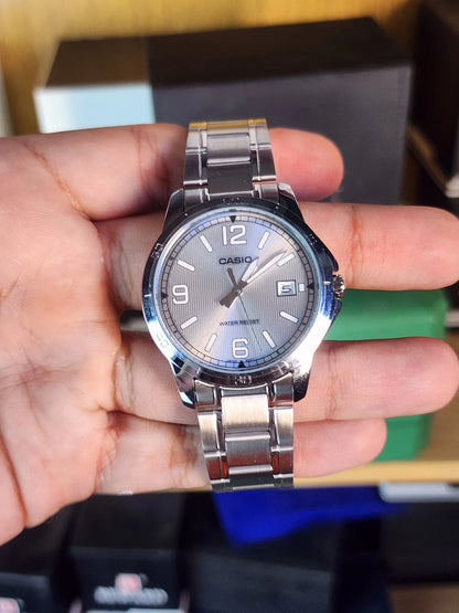 Casio mtp v004 grey dial