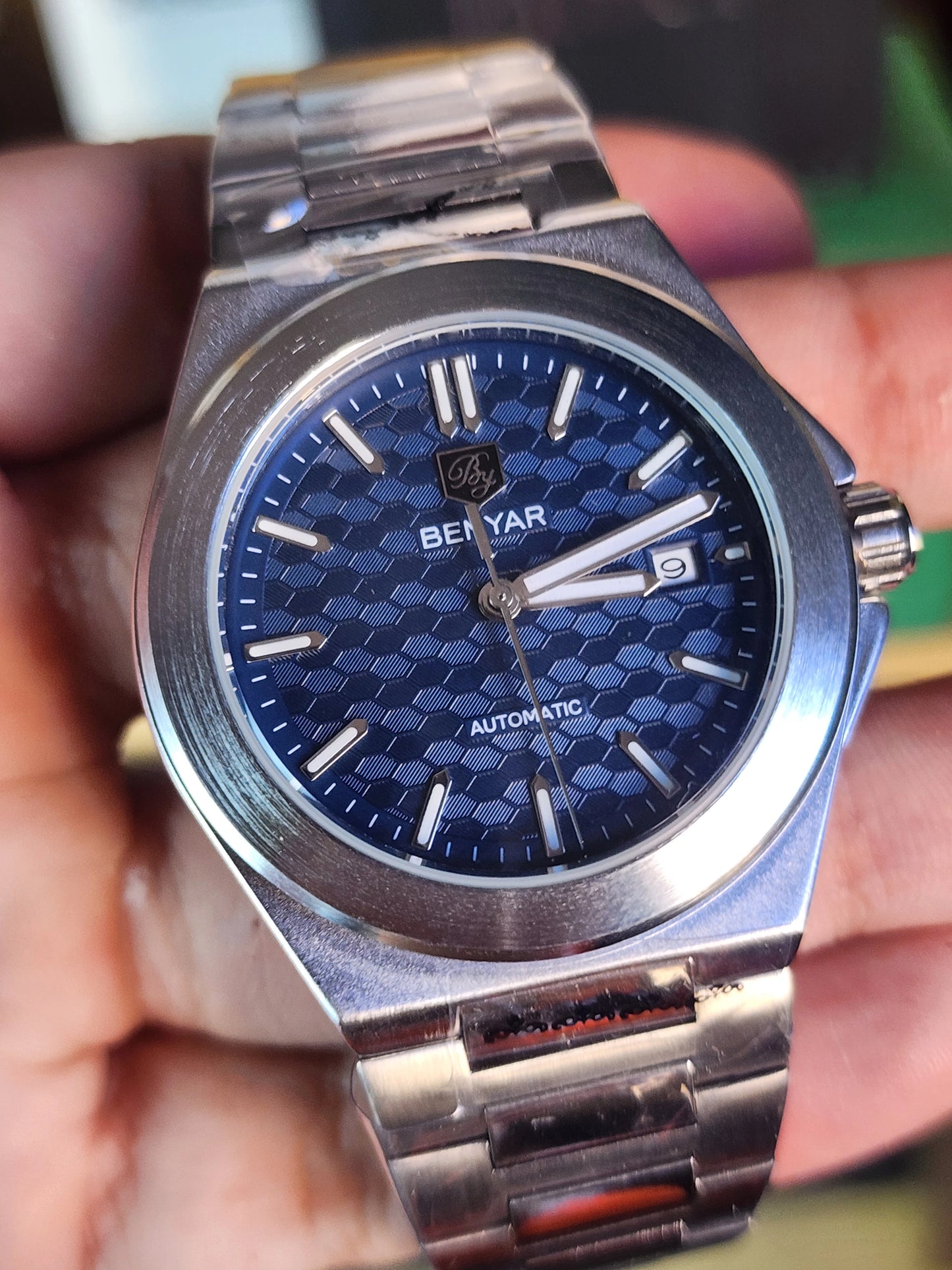 Benyar automatic blue sea