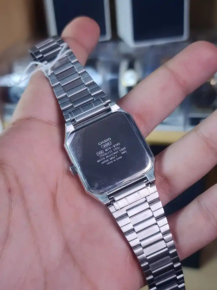 Casio MTP B185 black dial unisex